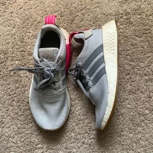 Well-loved adidas sneakers